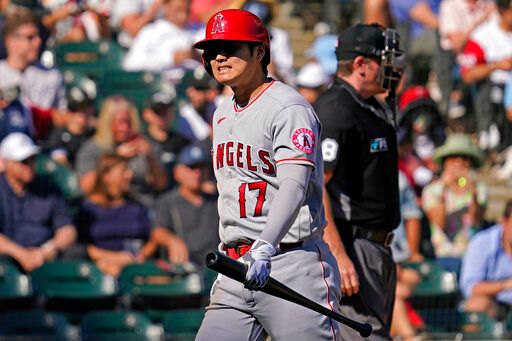 大谷翔平自責。   圖／美聯社／達志影像