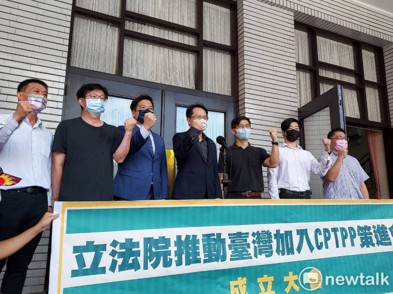 跨黨派立委去年成立「立法院推動台灣加入CPTPP策進會」。   圖：陳佩君/攝(資料照)