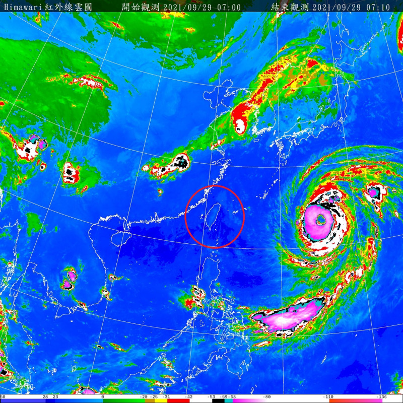 今天全國各地仍然大多為晴到多雲天氣，但基隆北海岸、東半部（含蘭嶼、綠島）、恆春半島沿海易有長浪發生，海邊活動要小心。   圖：中央氣象局/提供