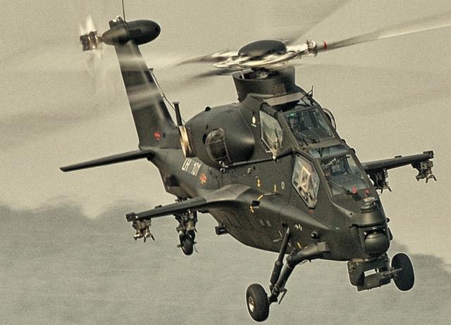 中國大陸國造「直-10霹靂火(Z-10)」攻擊直升機。   圖：翻攝陸網/每日頭條