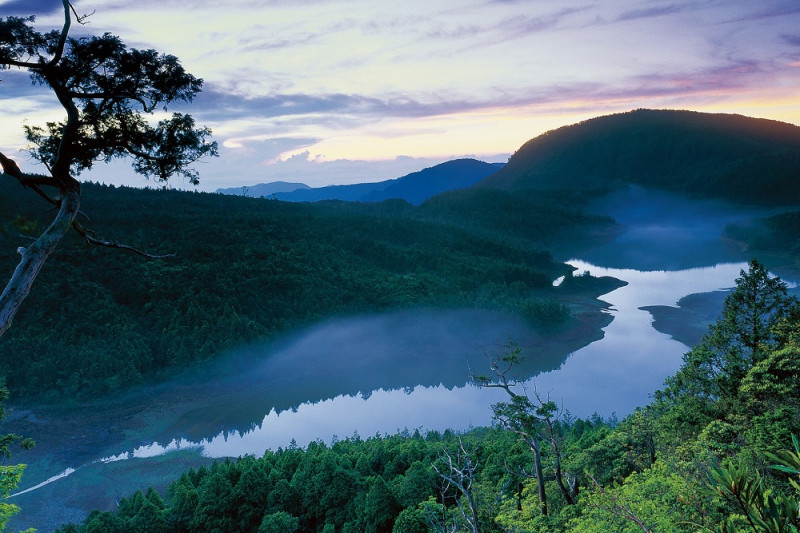 太平山國家森林遊樂區翠峰湖。   圖：取自林務局網站