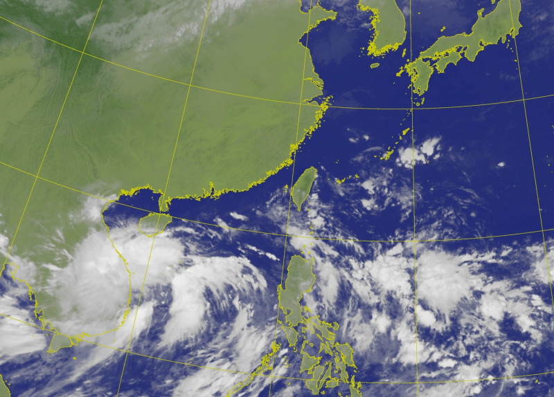 氣象專家吳德榮表示，菲律賓東方擾動10/12-13最接近台灣。   圖：中央氣象局／提供