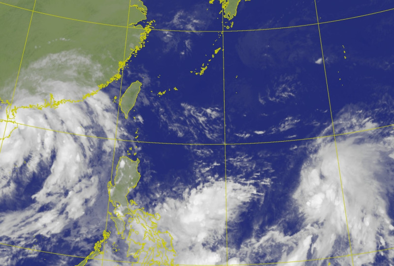 第18號颱風「圓規」生成，氣象局預估10/11、12北部及東部可能出現局部大雨或豪雨。   圖：中央氣象局／提供