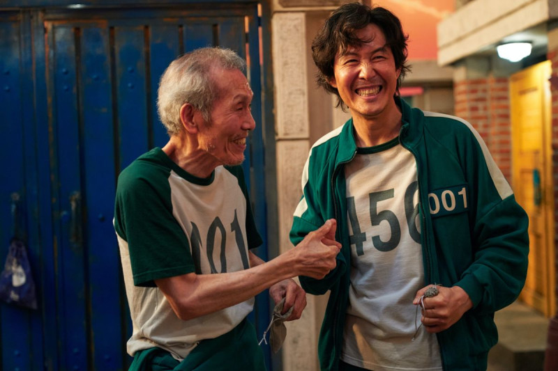 上個月上映的南韓影集《魷魚遊戲》全球大爆紅，討論度極高。   圖：翻攝Netflix