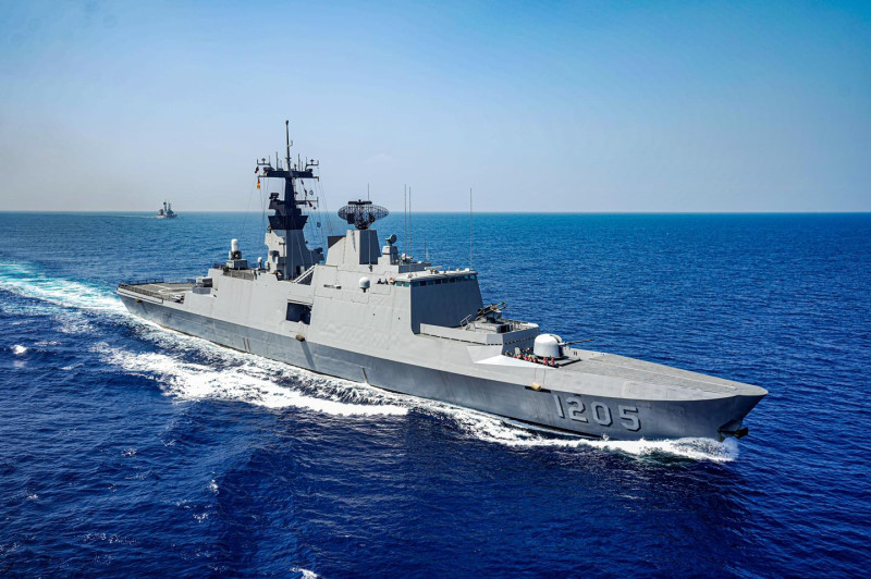 康定級巡防艦「昆明號(PFG-1205)」。   圖：翻攝中華民國海軍臉書