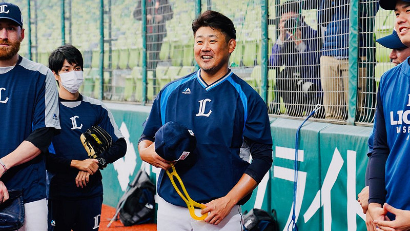 松坂大輔。   圖：翻攝自西武隊臉書
