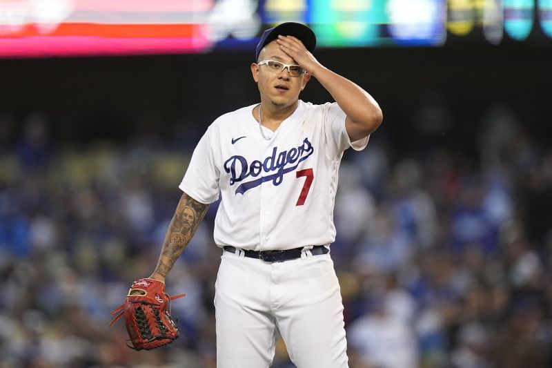 洛杉磯道奇投手Julio Urias。   圖／美聯社／達志影像