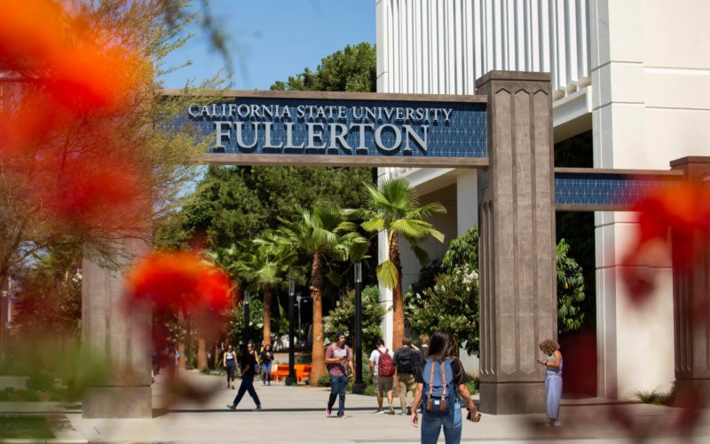 加州州立大學富樂頓分校。   圖:翻攝自加州州立大學富樂頓分校臉書