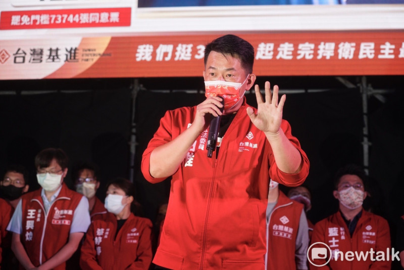 對於補選結果，台灣基進黨主席陳奕齊表示，台中公民還給陳柏惟(圖)正義。   圖：張良一／攝（資料照片）