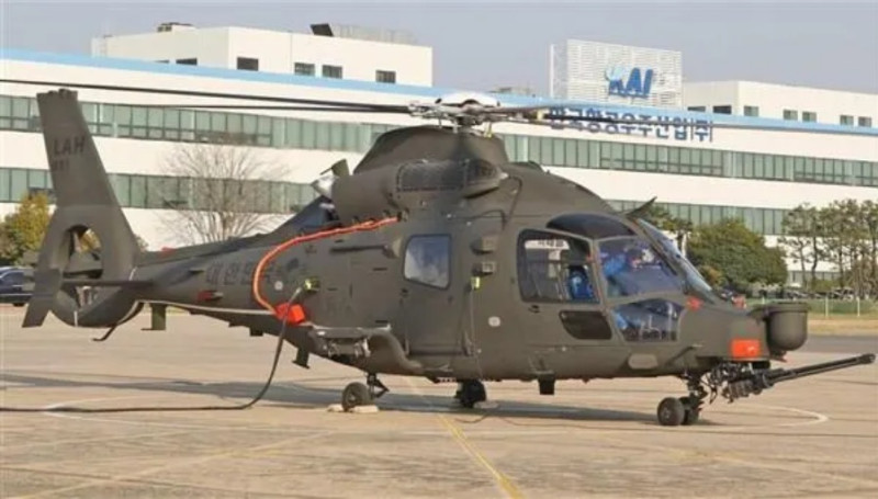 南韓自製的「輕型攻擊直升機」(LAH)。 圖：翻攝南韓航空宇宙產業公司官網