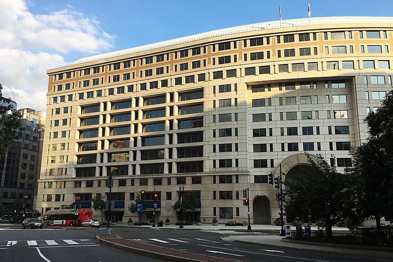 美洲開發銀行（Inter-AmericanDevelopment Bank IADB）於華盛頓特區的總部。   圖：擷取自維基百科