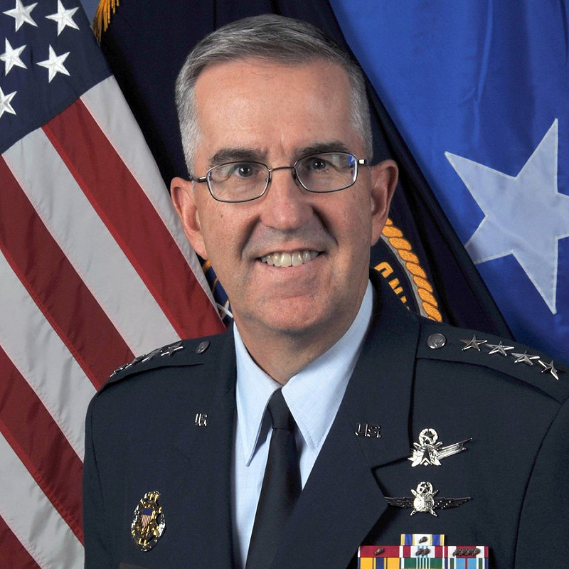 美國第二高級將領、參謀長聯席會議副主席約翰·海頓 (John Hyten)   圖: 翻攝自推特