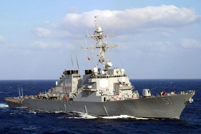 美國海軍驅逐艦「波特號」。   圖 : 翻攝自維基百科