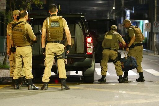 巴西日前爆發搶劫案，25名劫匪遭警方當場擊斃。   圖：達志影像/美聯社
