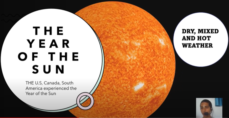 阿南德認為木星逆行會導致極端氣候產生。   圖:翻攝自阿南德youtube頻道