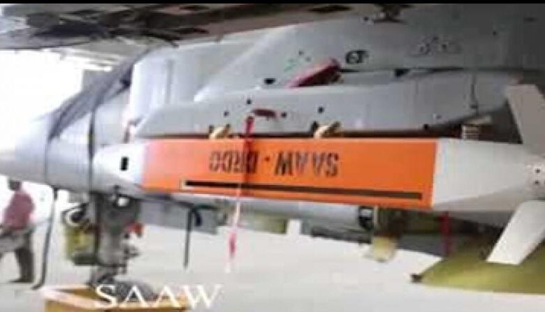 印度成功測試自主研發的智能反機場武器(SAAW)。   圖：翻攝陸網/壹讀前線集結地