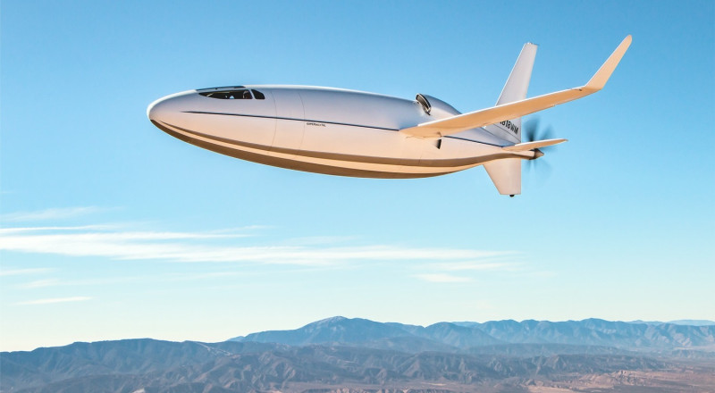 Celera 500L子彈型飛機比一般噴射飛機更省油，航程更是同款大小飛機的2倍。   圖：翻攝自奧托航空臉書