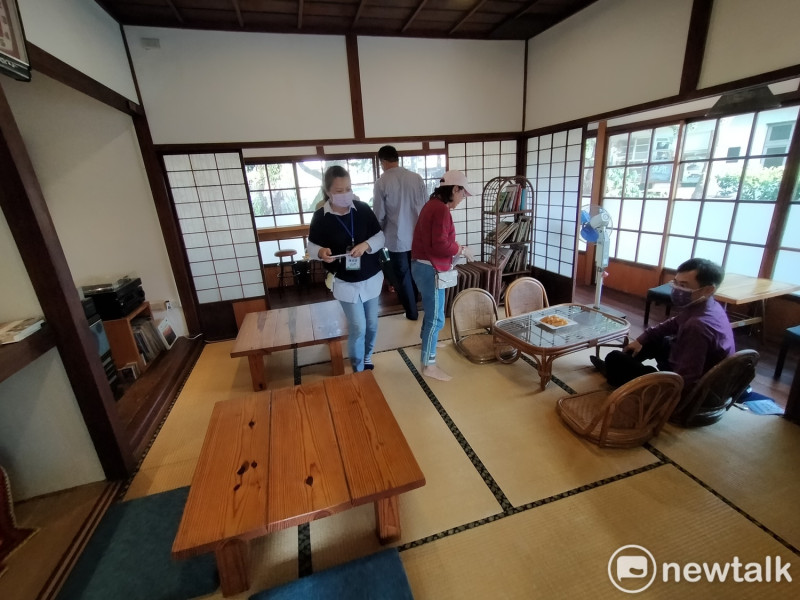 由「永光派出所宿舍」改裝的珈琲所是日式建築。   圖：唐復年/攝