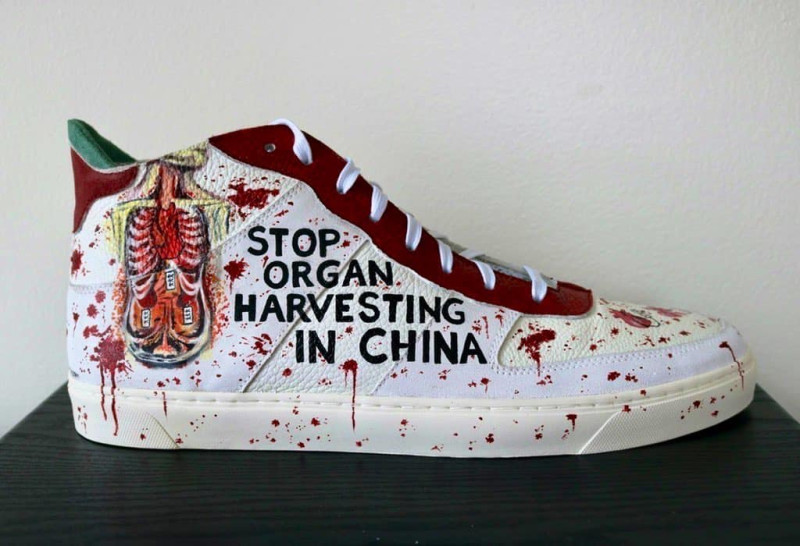 坎特呼籲，要求中國政府停止強摘器官。   圖:取自twitter.com/EnesKanter