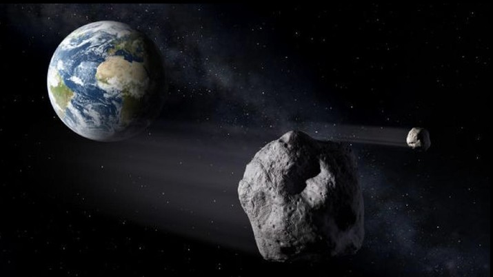 NASA觀測運算，11月19日將有3顆小行星「接近」地球。   圖：翻攝NASA官網