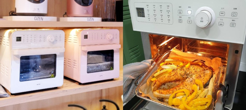 「氣炸烤箱」簡單來說，就是結合了氣炸鍋和烤箱的功能，利用加熱管與風扇透過「熱循環」將食物煮熟，相對較健康。   image source：網路溫度計