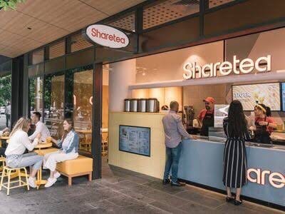 Sharetea Australia與歇腳亭互告，但不影響澳洲店正常運營。   圖：取自sharetea australia 官方網站