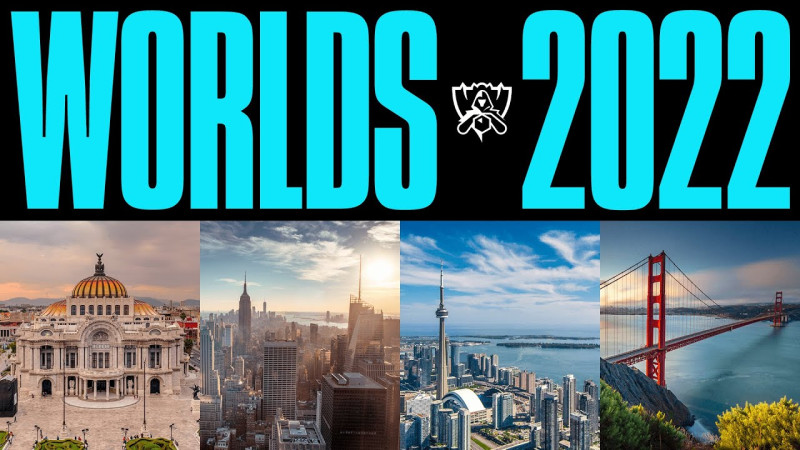 《英雄聯盟》S12世界大賽預計將在北美三個國家的四座城市舉辦。   圖：翻攝自LoL Esports推特
