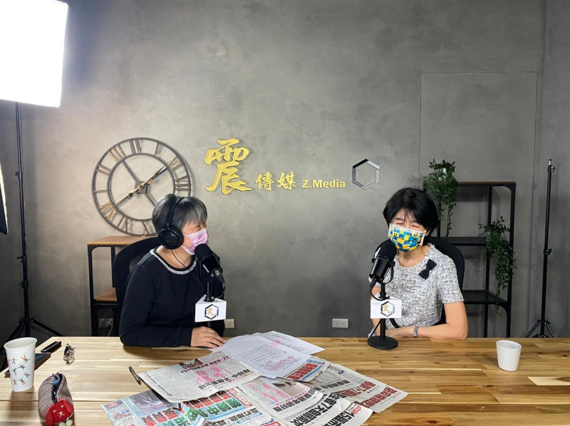 台北市長夫人陳佩琪接受震傳媒「新聞不芹菜」專訪。   圖：新聞不芹菜 / 提供