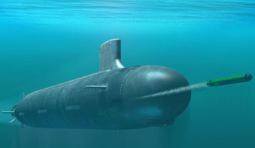 美國海軍最新核子動力潛艦維吉尼亞級，具有近海的反恐任務和情報監聽能力。(示意圖)   圖 : 翻攝自維基百科