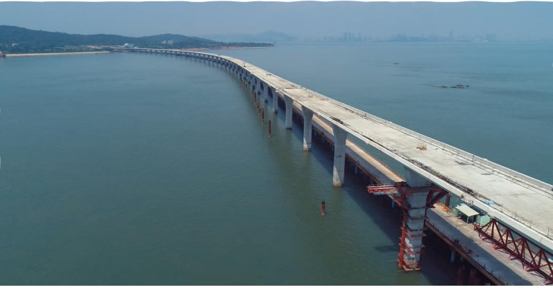 金門大橋建設計畫第CJ02-2C標金門大橋接續工程。   圖：工程會提供