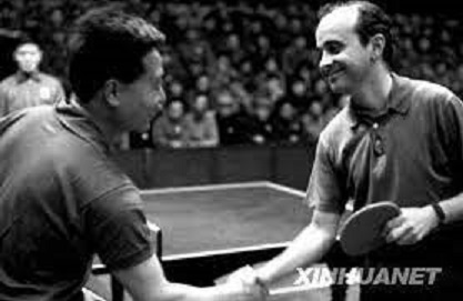 50年前的中美乒乓外交。   圖 : 翻攝自新華網
