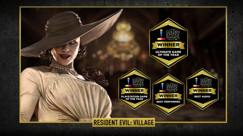 《惡靈古堡：村莊》斬獲了四項金搖桿獎項。   圖：翻攝自《惡靈古堡》推特