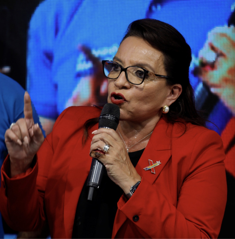 宏都拉斯總統卡蕬楚（Xiomara Castro）。   圖：達志影像/路透社（資料照）