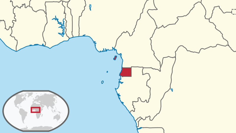 如中共成功在赤道幾內亞建立軍港，將可對美國東岸、歐洲和印度洋都造成直接的威脅。   圖 : 翻攝自common.wikipedia