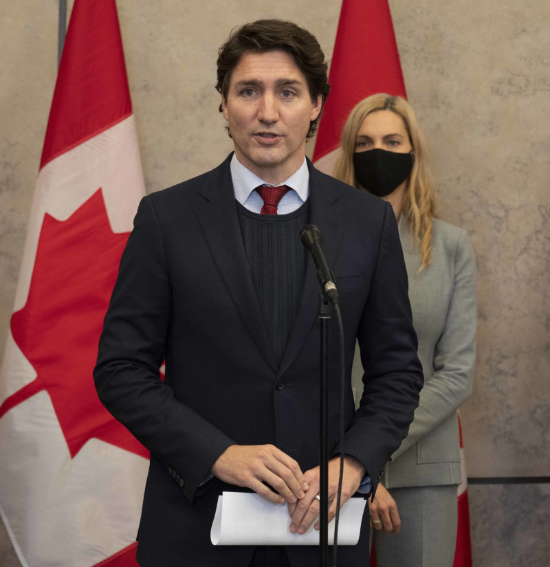加拿大總理杜魯道（Justin Trudeau） 9日向國會表示，將保護國民免受「敵對威權政體」所害。   圖：達志影像／美聯社（資料照）