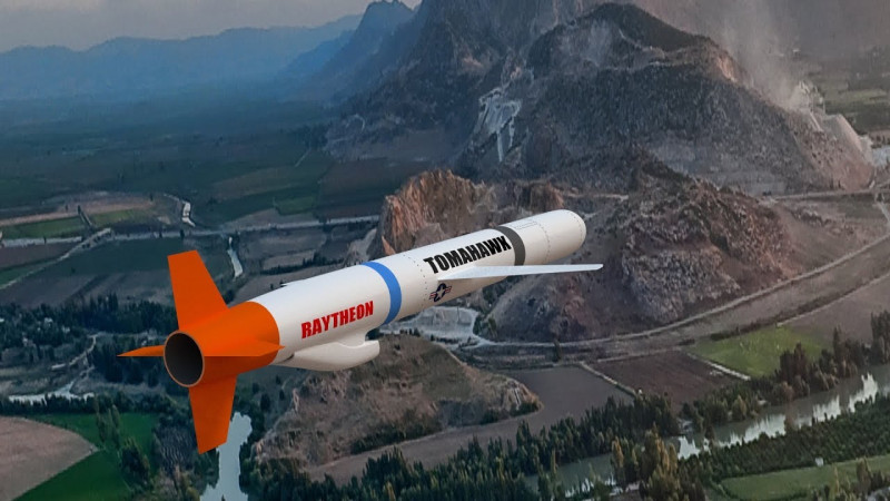 美國戰斧巡弋飛彈 (Tomahawk cruise missiles)。（示意圖）   圖 : 翻攝自YouTube / 軍械庫(資料照)