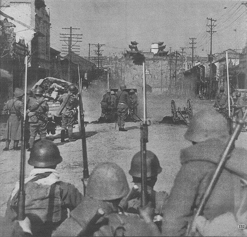 1937年日軍攻入中國南京，大肆屠殺，成為日中兩國的歷史傷疤。   圖：翻攝自維基百科