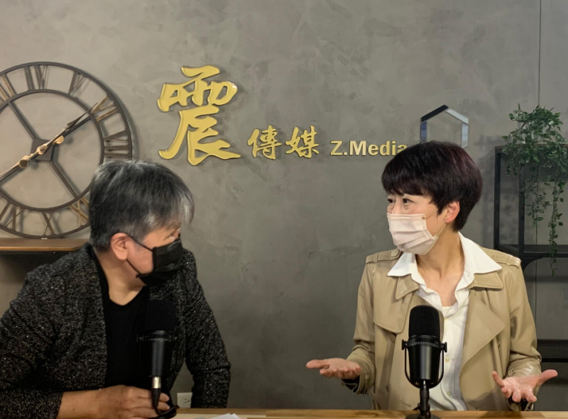 陳亭妃今天接受網路節目《新聞不芹菜》專訪。   圖：震傳媒提供