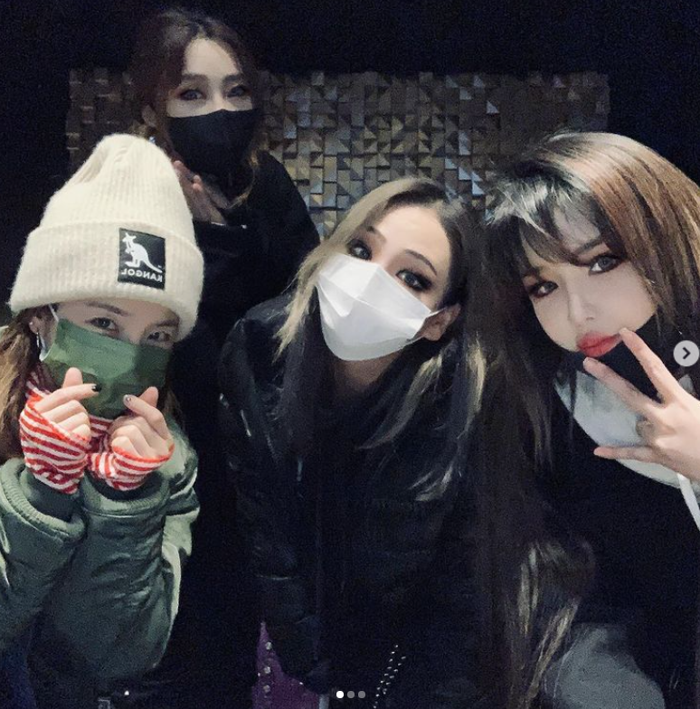 2NE1由CL、Dara、Minzy、朴春組成，於2016年11月無預警宣布解散。   圖：翻攝自IG/chaelincl