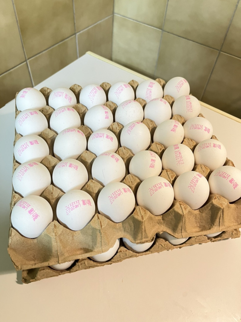 自明年1月1日起，通路販售之洗選鮮蛋，都將會有完整生產業者資訊。   圖：陳宜妗/攝