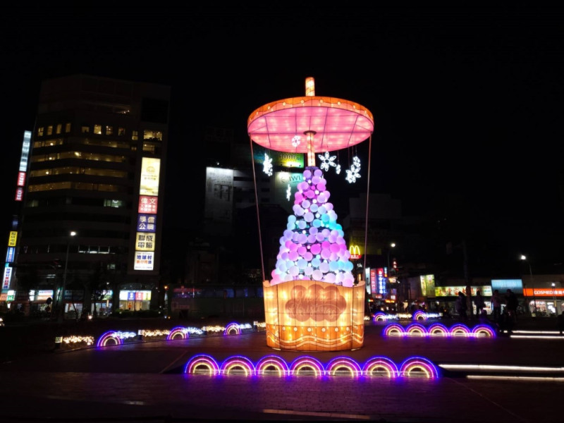 台中好甜耶誕活動今晚登場。   圖：台中市政府觀光旅遊局／提供