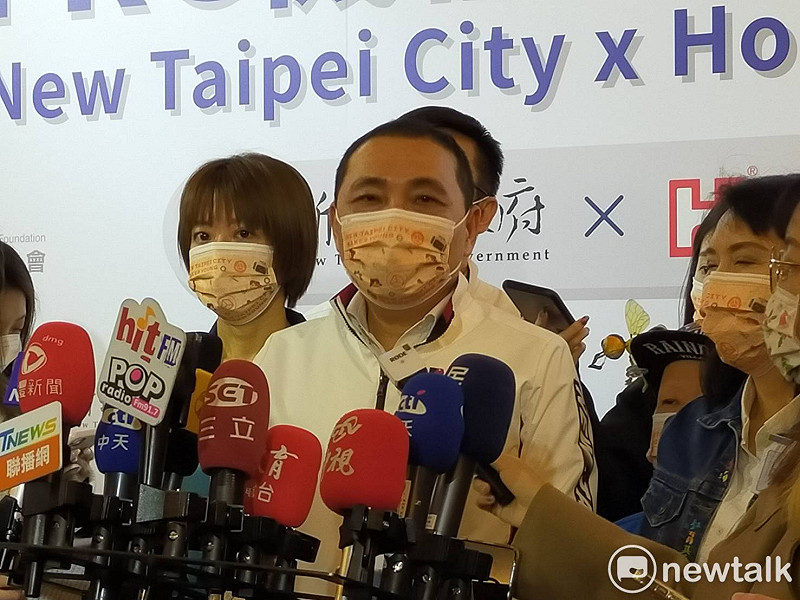 侯友宜呼籲面對Omicron來勢洶洶，民眾還是要做好防疫工作，絕不能掉以輕心。   圖：林昀真／攝