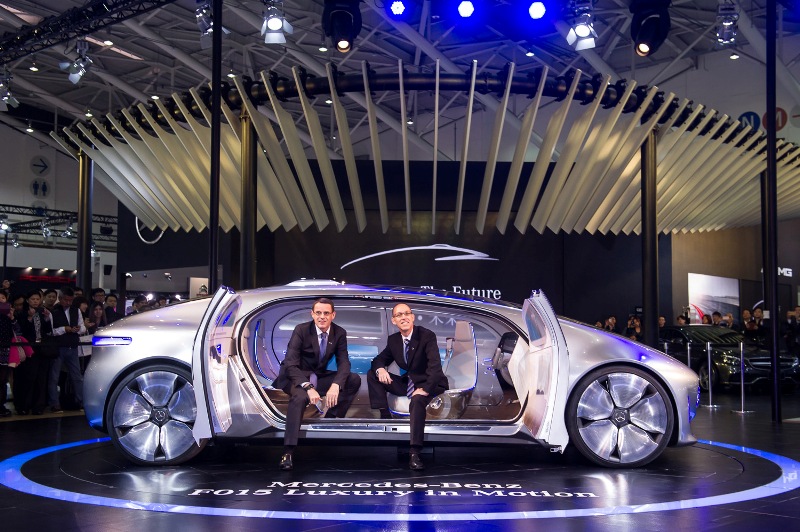 Mercedes-Benz F 015結合了自動駕駛、安全防護、潔淨能源等尖端技術與未來概念。   圖：業者提供