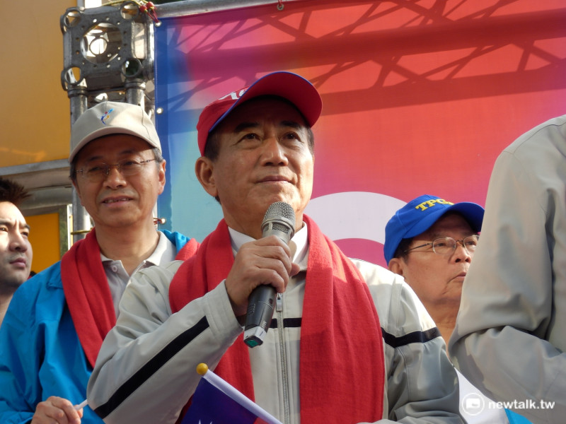 立法院長王金平9日參加國民黨遊行。   圖：符芳碩/攝