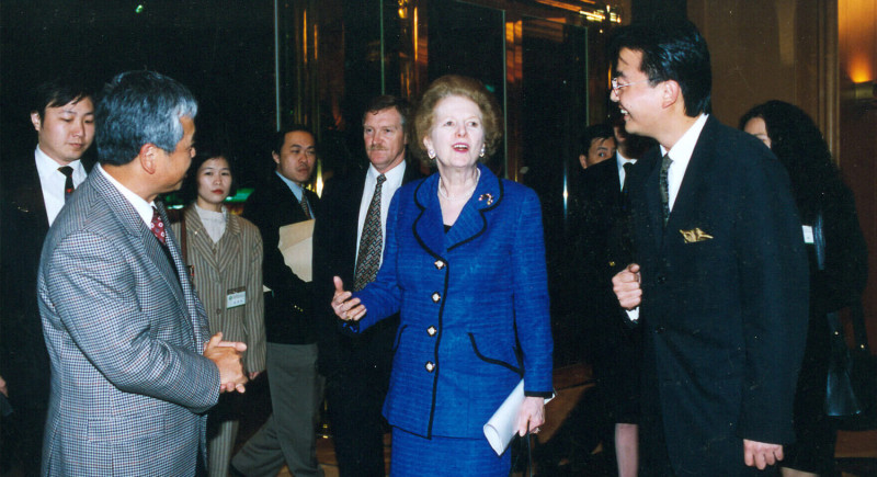 英國前首相柴契爾夫人曾於1992年及1996年兩度下榻西華飯店。   圖：翻攝自台北西華飯店官網