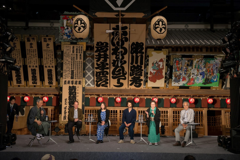 以1比1的比例還原的中村座（江戶時代的歌舞伎劇場）。   圖：東京觀光事務所台灣辦事處／提供