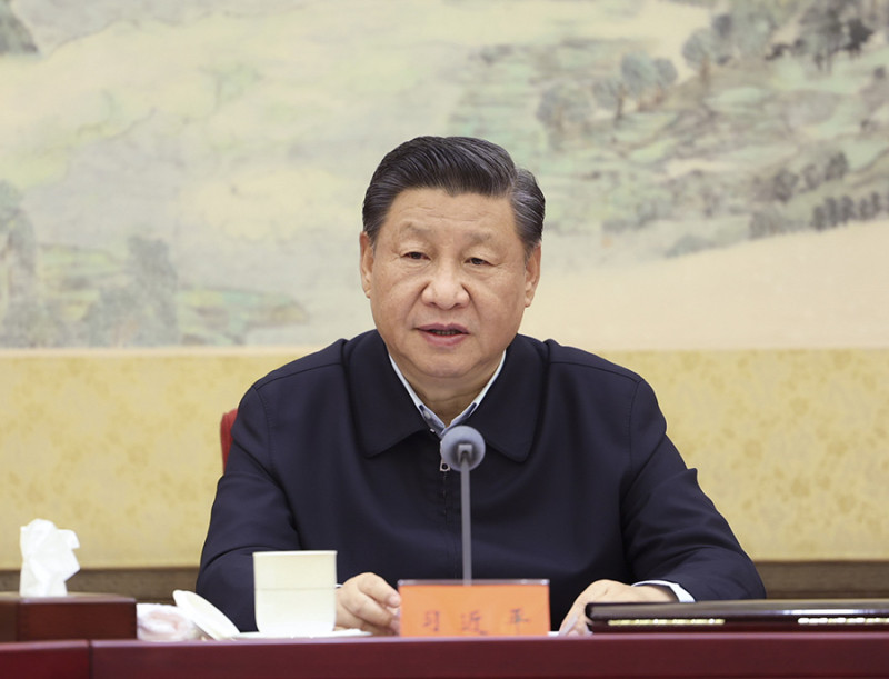 2021年3月，中國國家主席習近平稱，「中國已經可以平視這個世界了」。   圖：翻攝新華網（資料照）