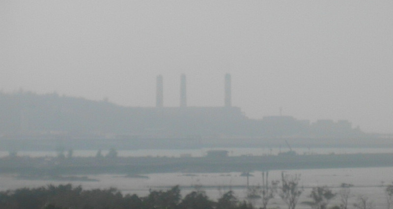 環保署表示，今(22)日只有金門地區受到中國東南沿海污染物影響，為對敏族群不健康的橘色提醒等級。   圖：翻攝自環保署空氣品質監測網