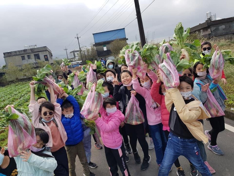 蕃婆林休閒農場-拔蘿蔔體驗。   圖：新北市農業局提供