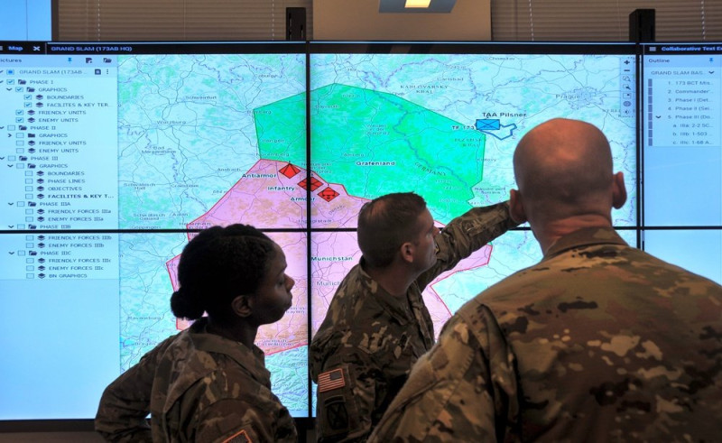 美國陸軍「戰術雲」原型，預期可提供部隊指揮官正確、有效的決策情報評估。   圖：翻攝U.S. Army官網
